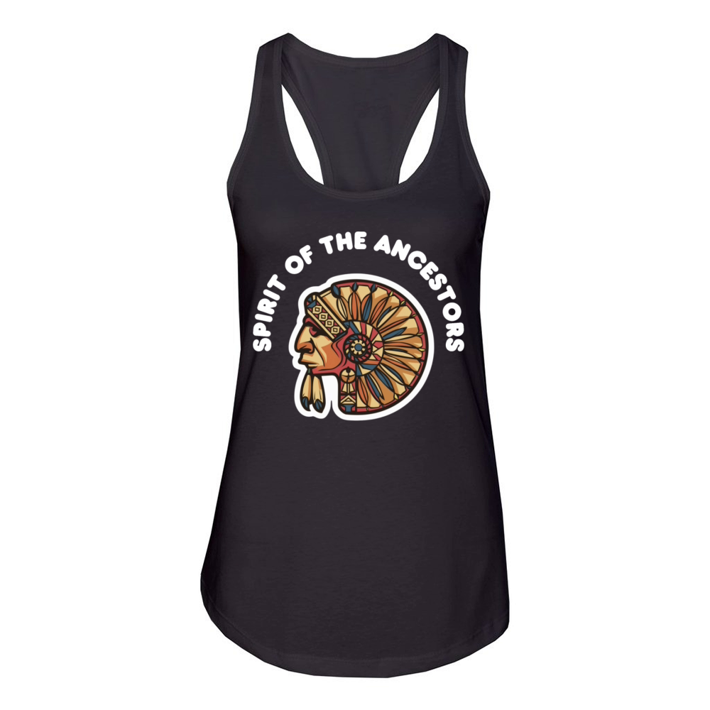 Celebrate Native American Day with our vibrant des Women's Racerback Tank