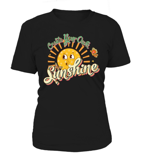 Retro Create Your Own Sunshine Design Women's T-Shirt