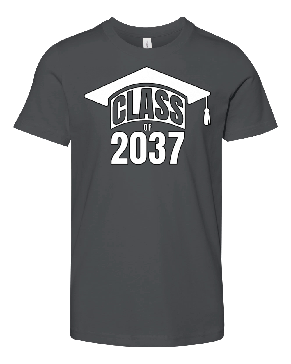 Class of 2037 grow up shirt school graduation gift Youth Unisex Jersey Tee