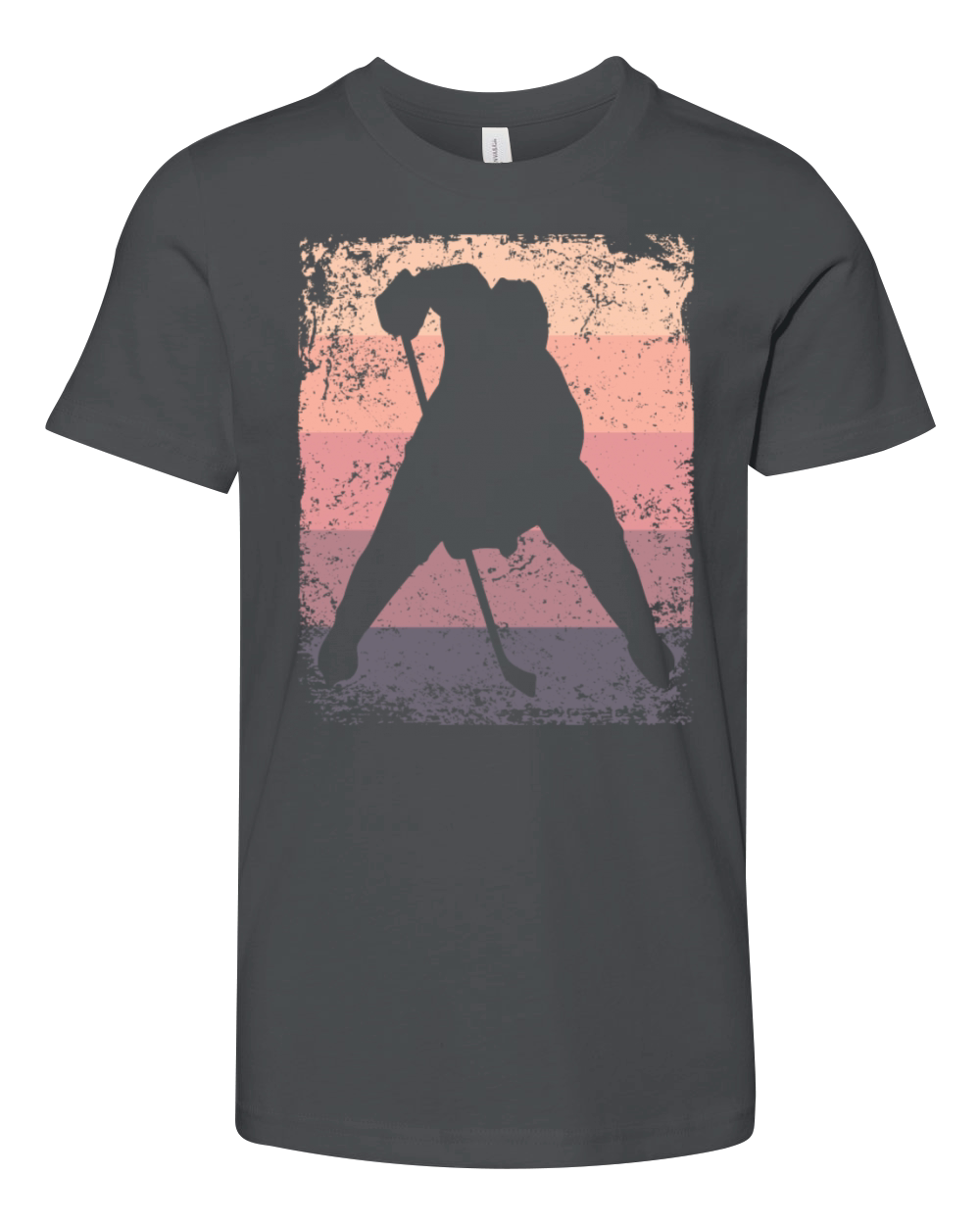 Ice Hockey Player Vintage Ice Hockey Youth Unisex Jersey Tee