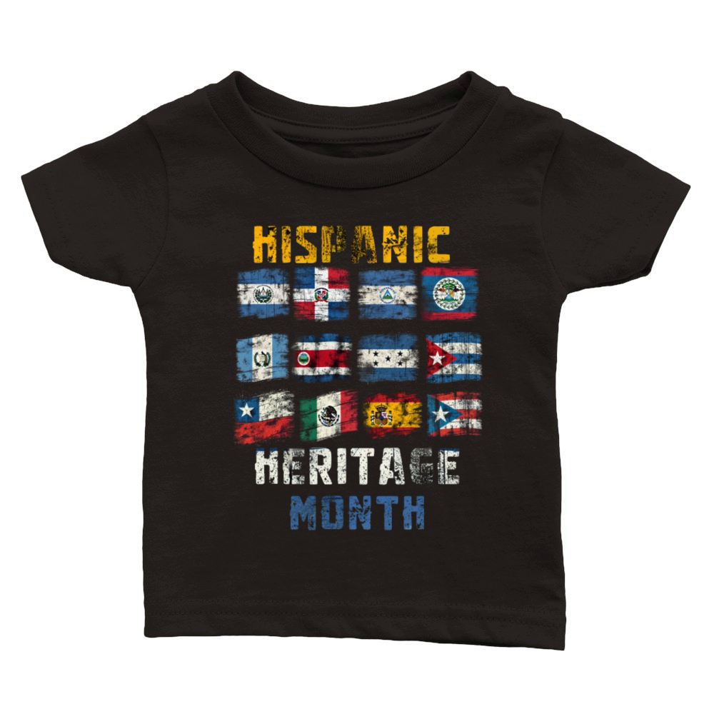 Celebrate Hispanic Heritage Month Classic Baby Crewneck T-shirt