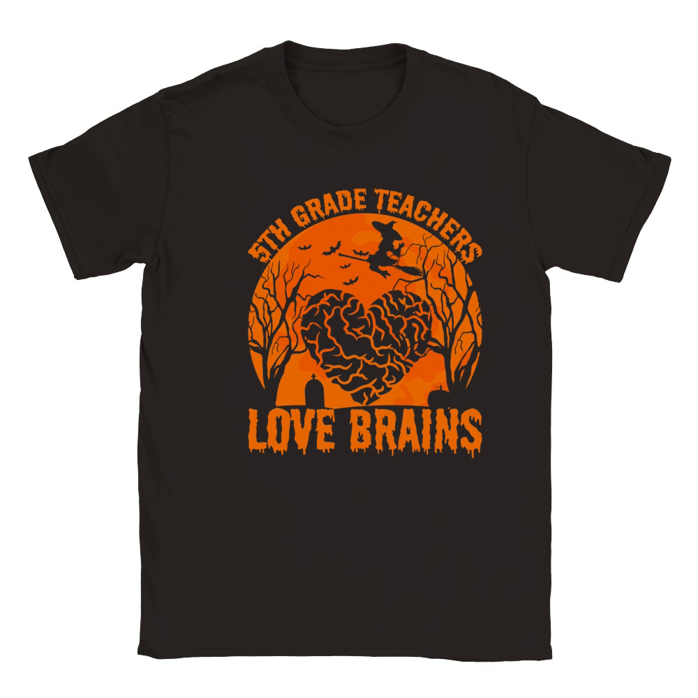 5th Grade Teachers love Brains Classic Kids Crewneck T-shirt