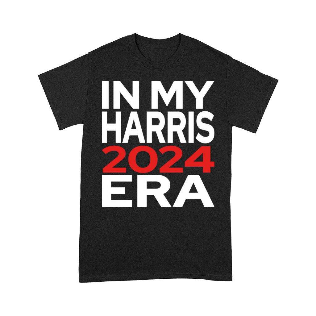In my Harris 2024 Era Comfort T-shirt