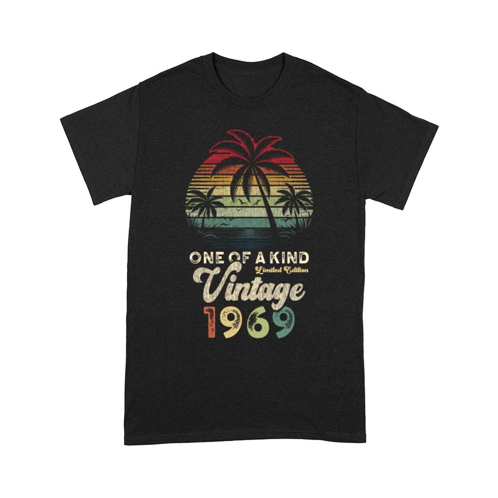 Vintage 1969 Birthday Palm Trees Comfort T-shirt