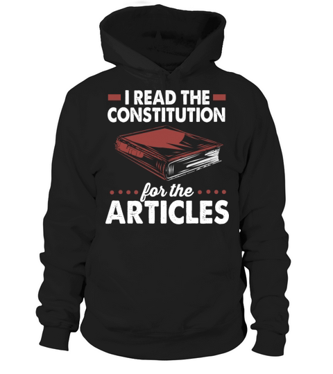 Retro Vintage History I Read The Constitution Hoodie Unisex
