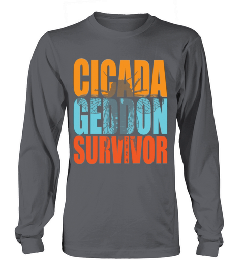 Retro Cicada Invasion Cicada Geddon Survivor 2024 Long sleeved Unisex