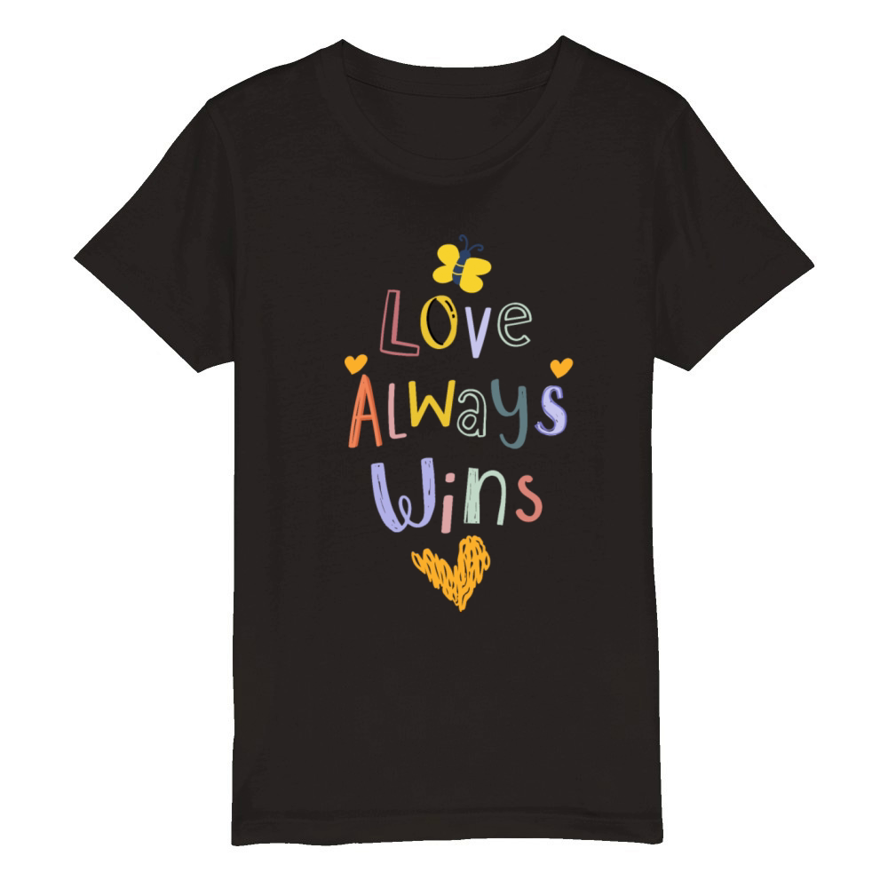 Adorable Kid Quotes Design Organic Kids Crewneck T-shirt