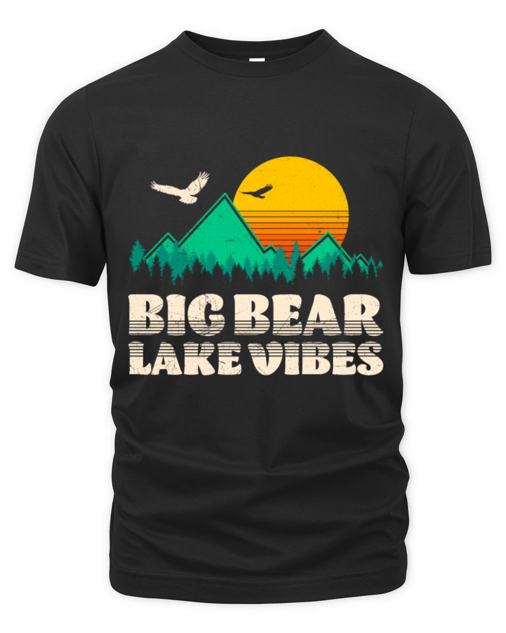 BIG BEAR LAKE VIBES Lake Lovers California Fan Organic Unisex T-shirt