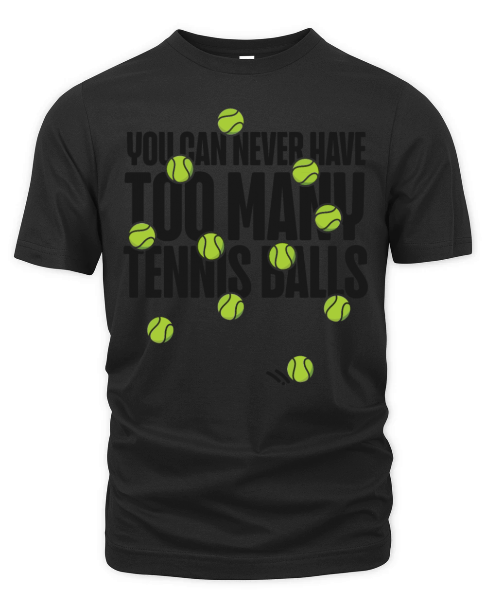 Funny Tennis Player Racket You Can Organic Unisex T-shirt