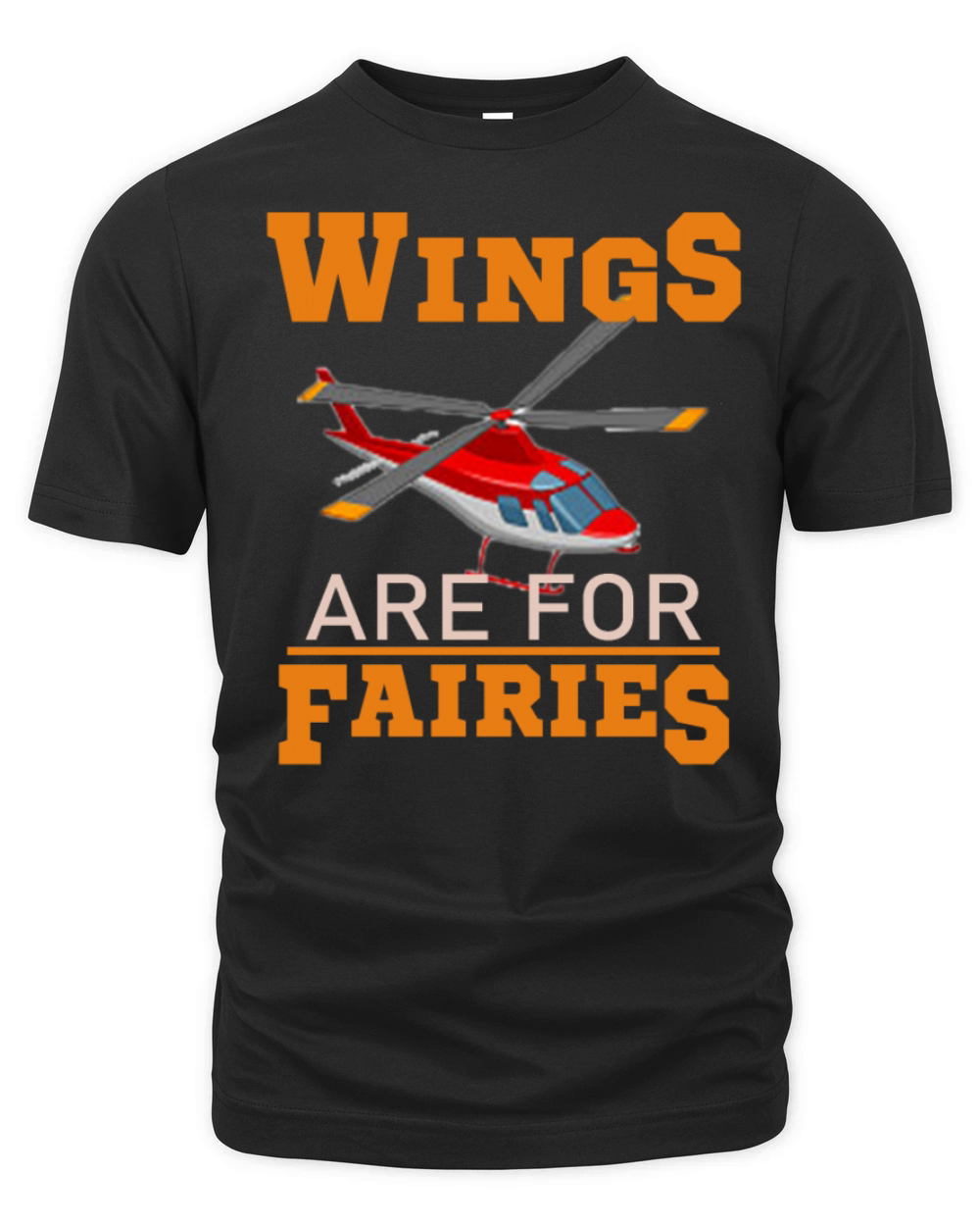 Helicopter Wings Organic Unisex T-shirt