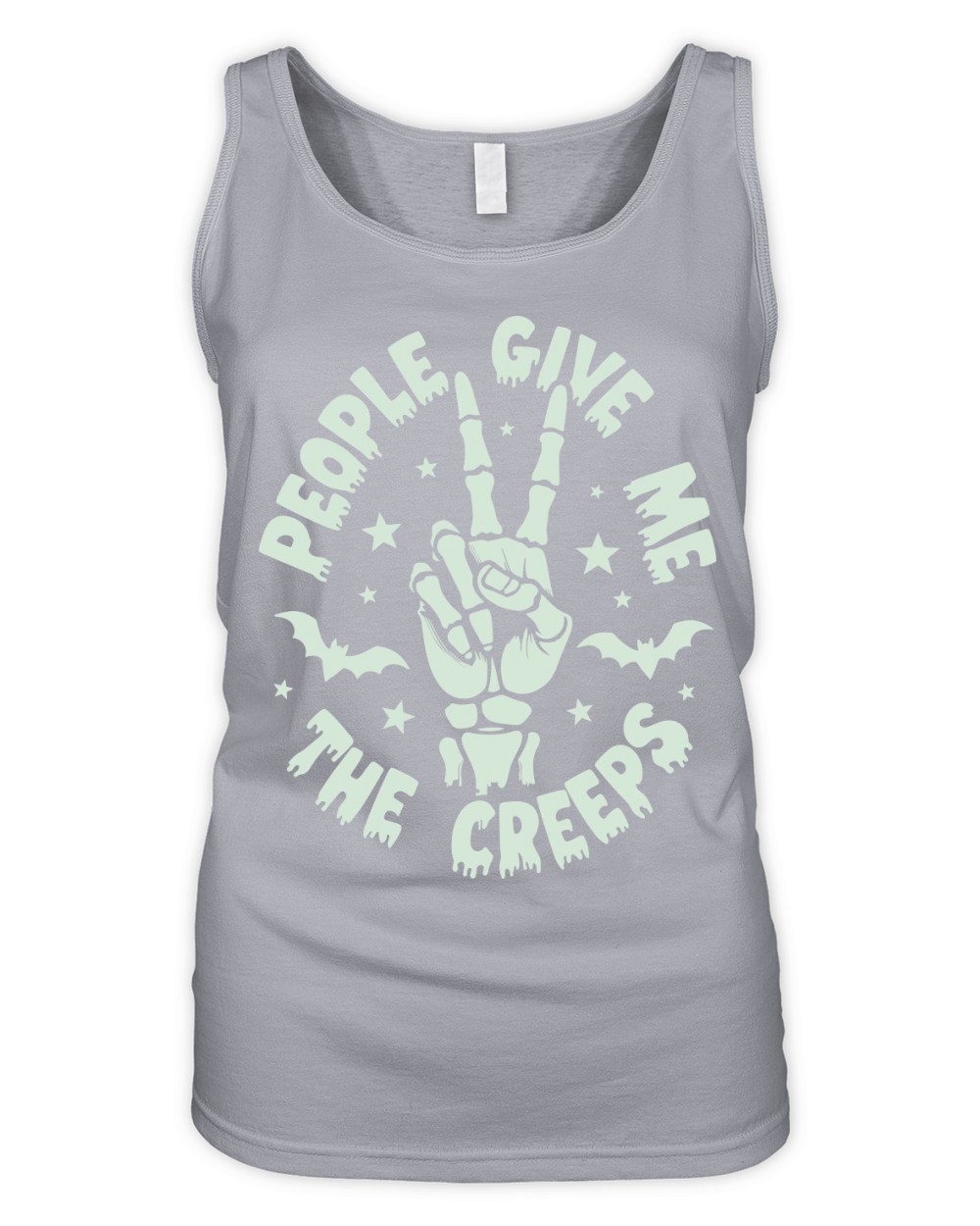 People Give Me The Creeps Organic Women's Tank Top
