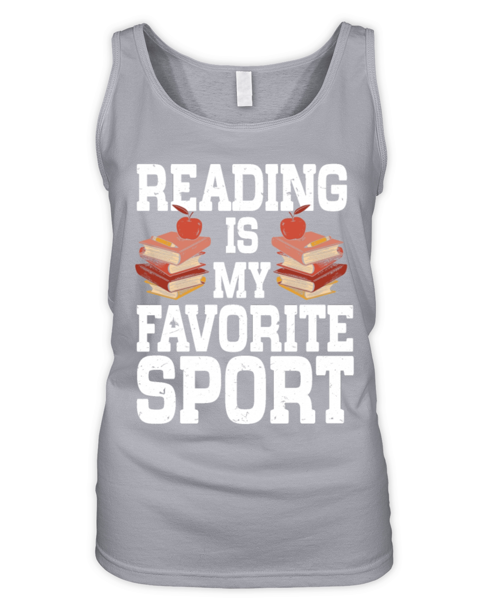Reading Is My Favorite Sport Bookworm Organic Women's Tank Top