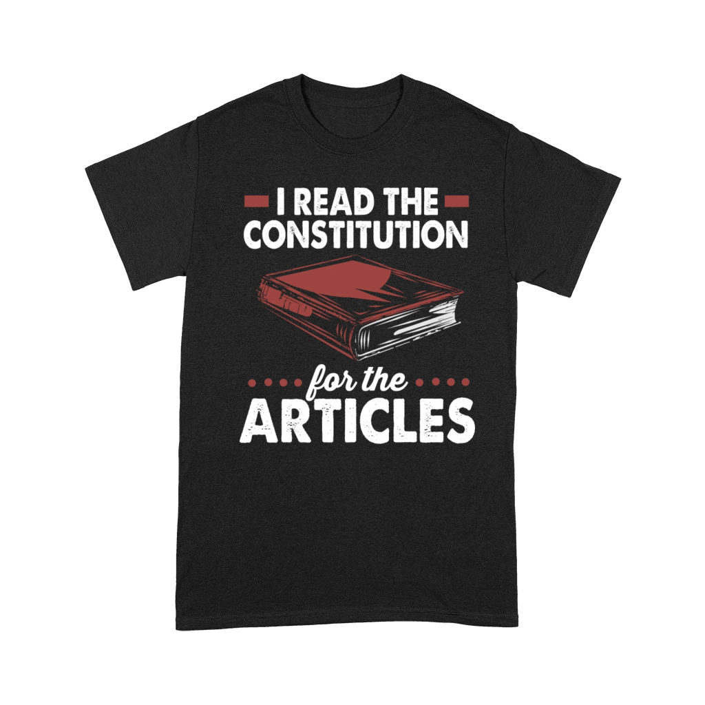 Retro Vintage History I Read The Constitution Premium T-shirt