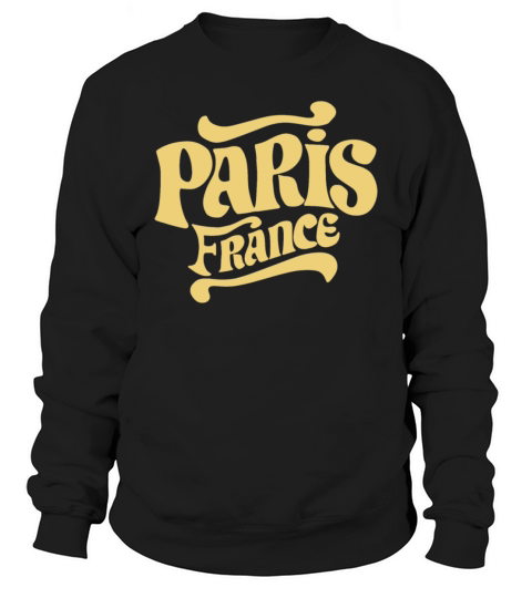 Paris France Souvenir Retro Design Sweatshirt Unisex
