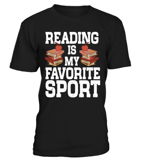 Reading Is My Favorite Sport Bookworm T-Shirt Unisex