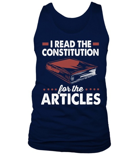 Retro Vintage History I Read The Constitution Tank Top Unisex
