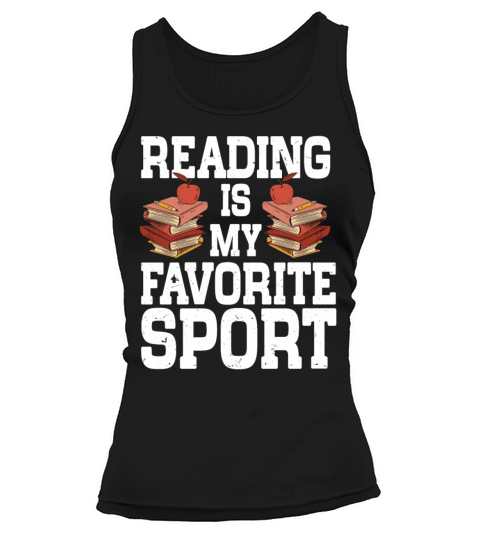 Reading Is My Favorite Sport Bookworm Tank top Woman
