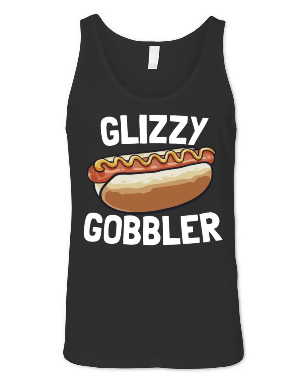 Glizzy Gobbler Funny Hotdog Lover 4th Of July Unisex Jersey Tank