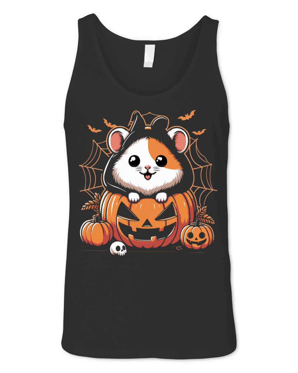Mouse and pumpkins Unisex Jersey Tank
