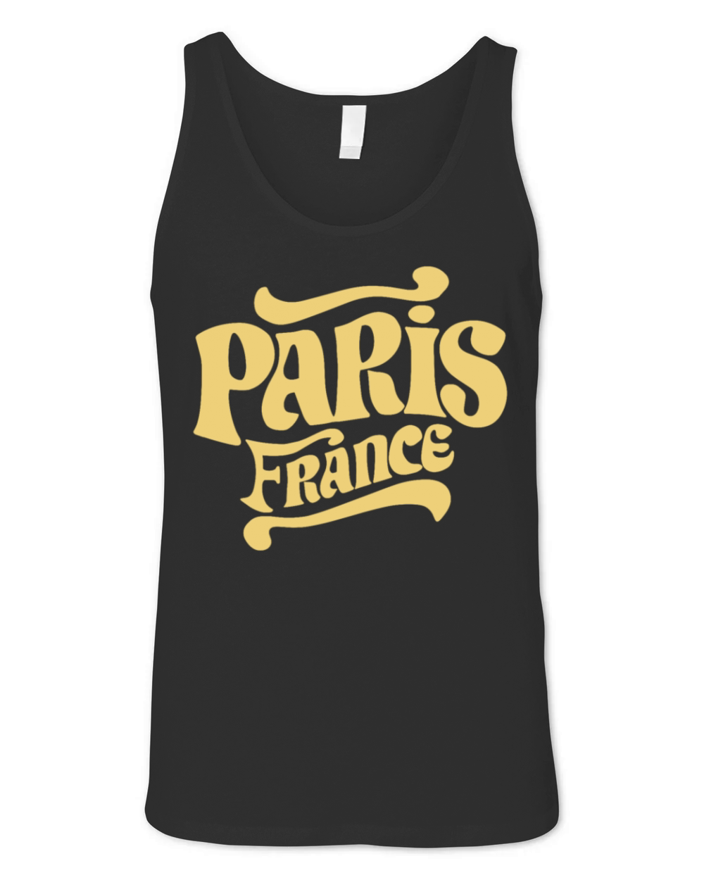 Paris France Souvenir Retro Design Unisex Jersey Tank