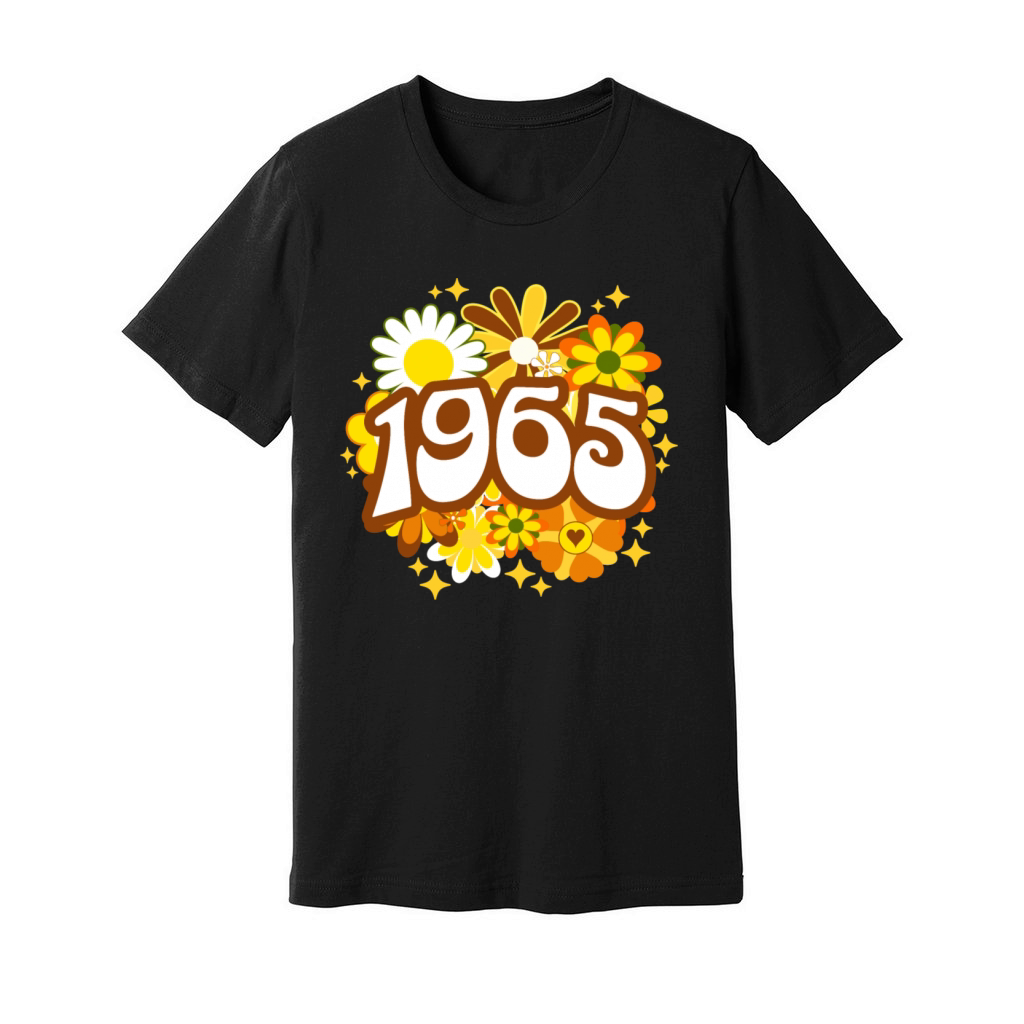 60 Years Vintage 1965 Retro 60th Birthday Woman Unisex Jersey Tee