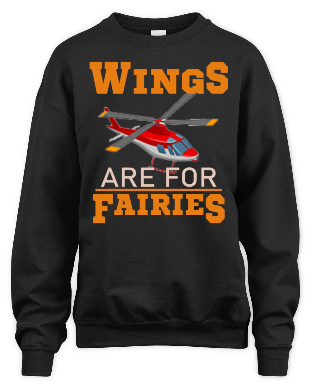 Helicopter Wings Unisex Premium Crewneck Sweatshirt