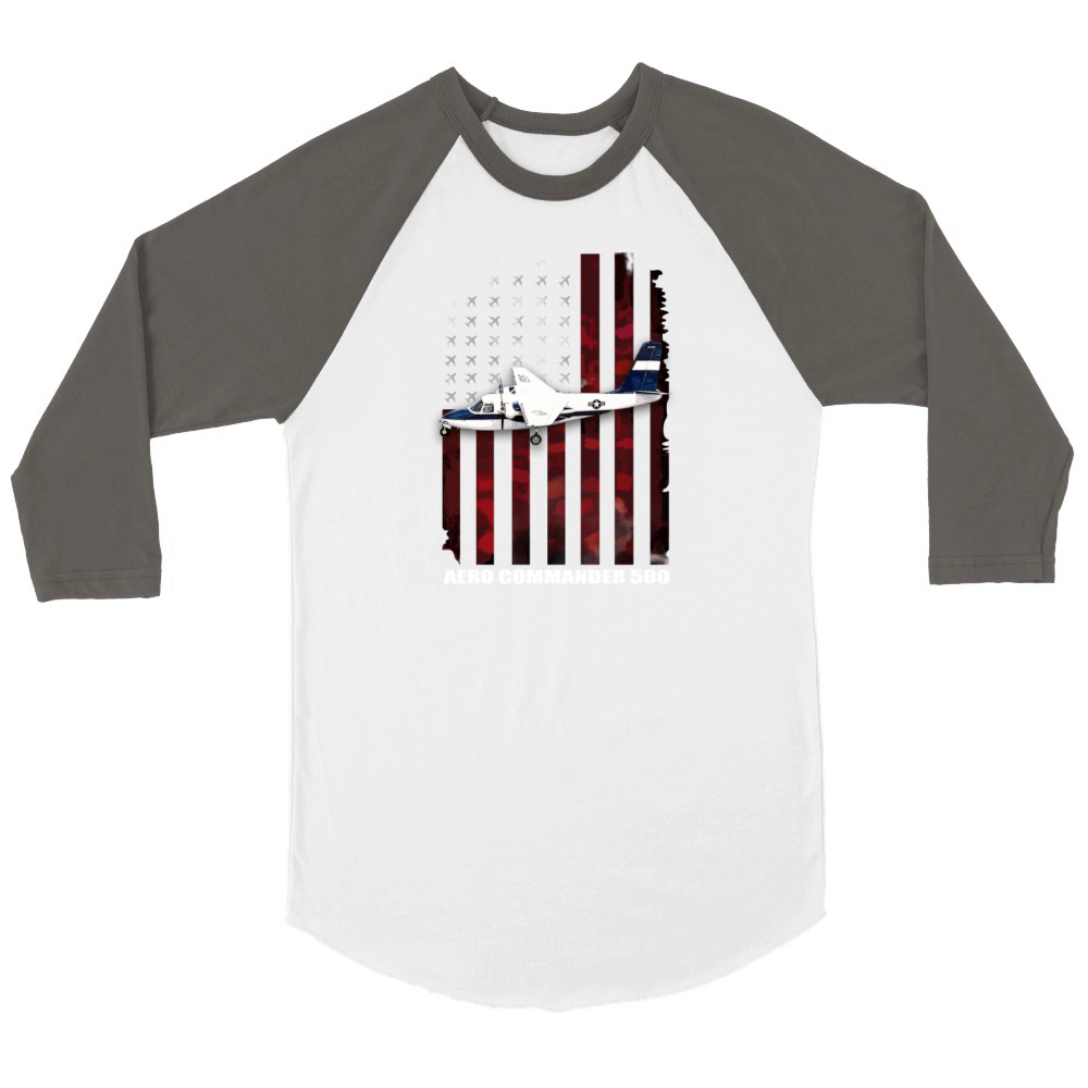 Aero commander 500 Unisex ¾ sleeve Raglan T-shirt