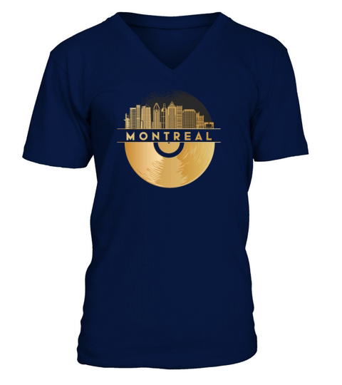 Vinyl-Record-Player Disco-Music V-Neck T-shirt
