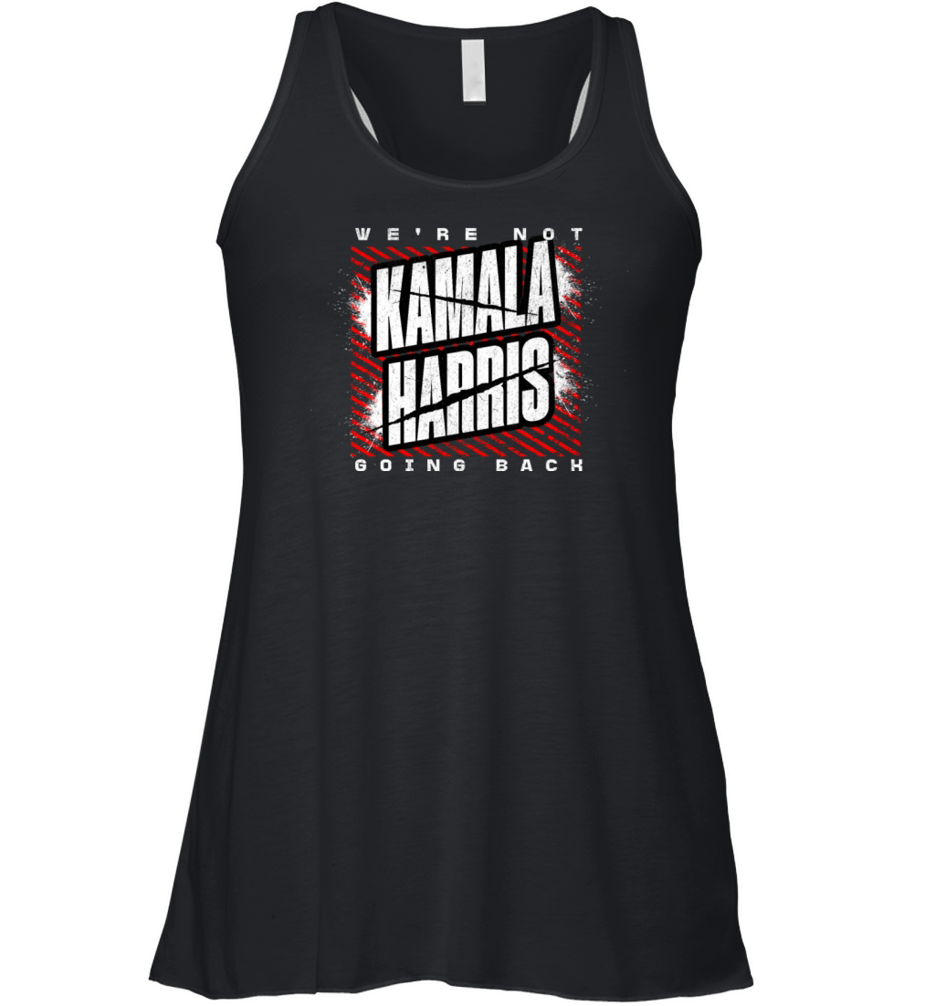 Kamala Walz 24 we are not going back Women's Flowy Tank Top