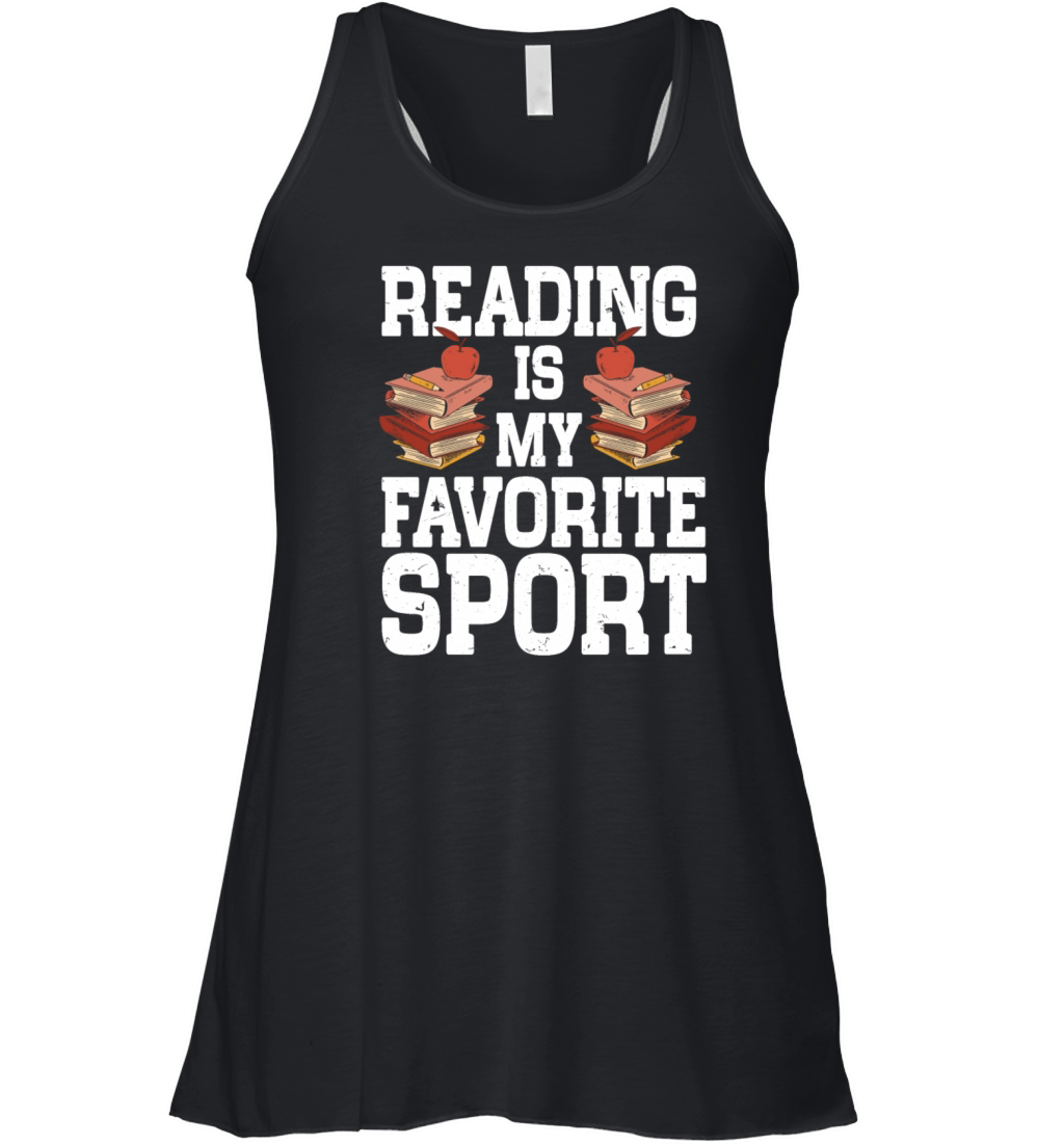 Reading Is My Favorite Sport Bookworm Women's Flowy Tank Top