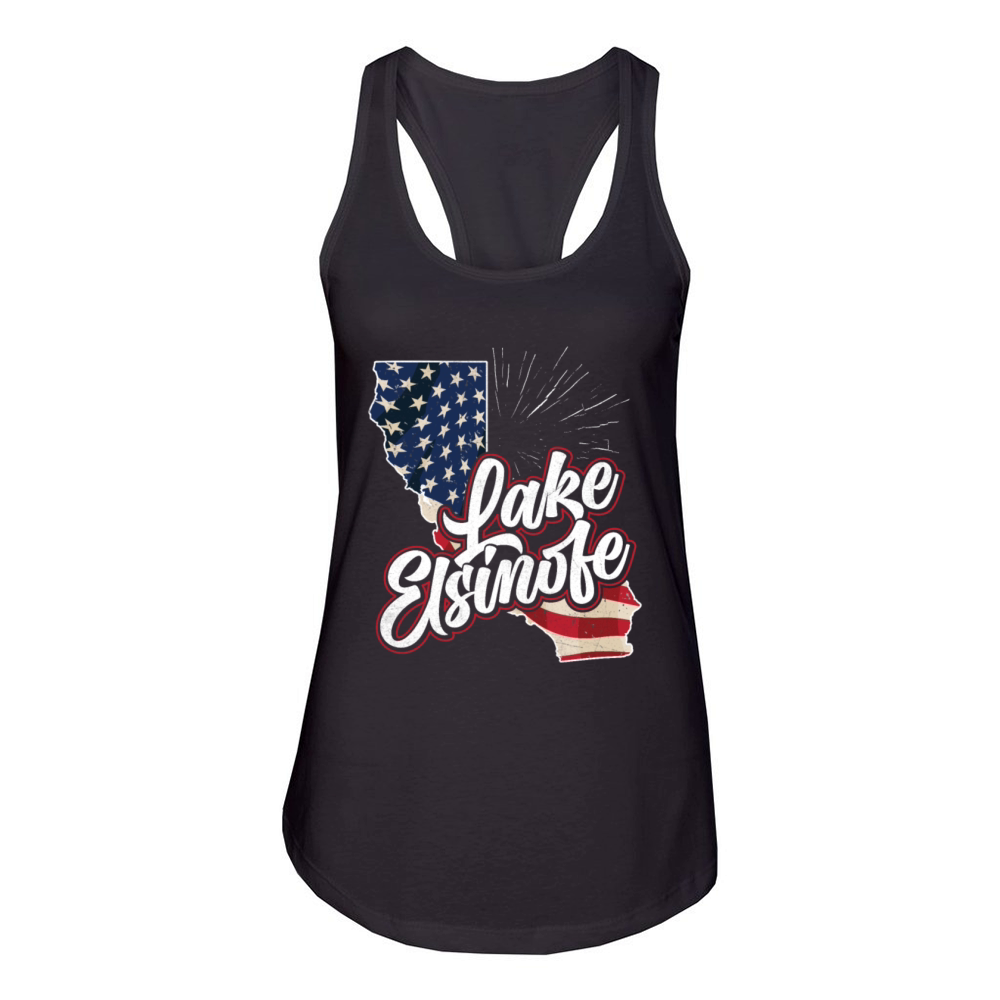 LAKE TAHOE California Fan Lake Lovers Vacation Women's Racerback Tank