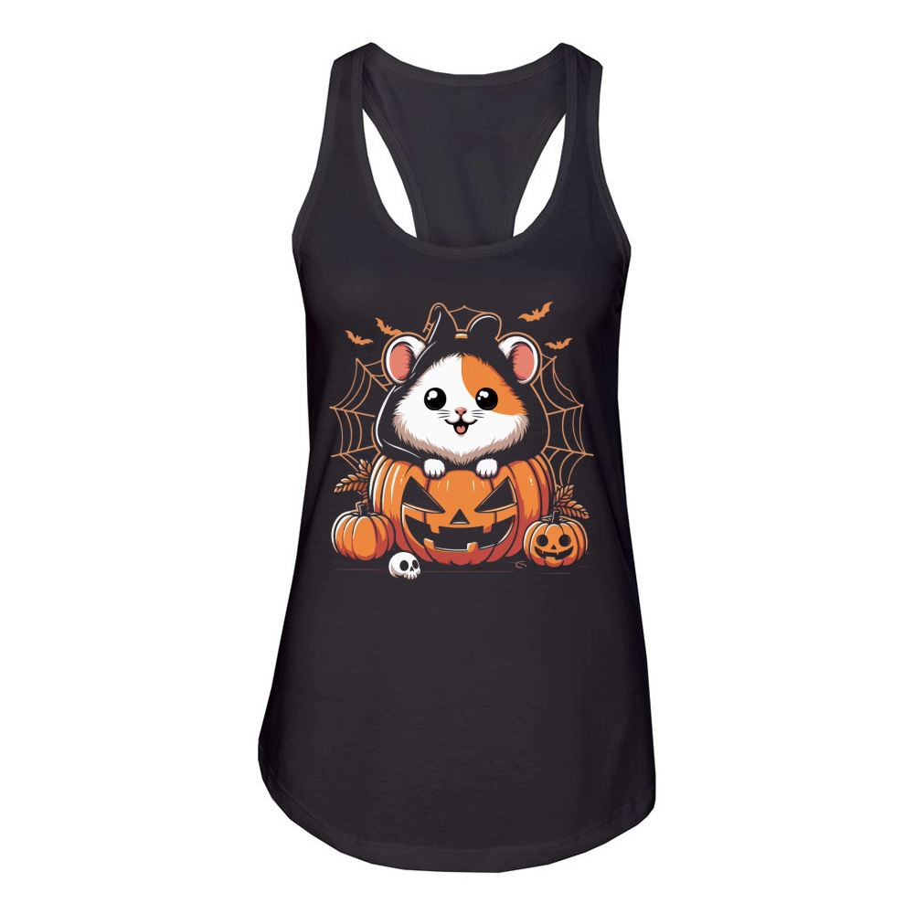 Mouse and pumpkins Women's Racerback Tank