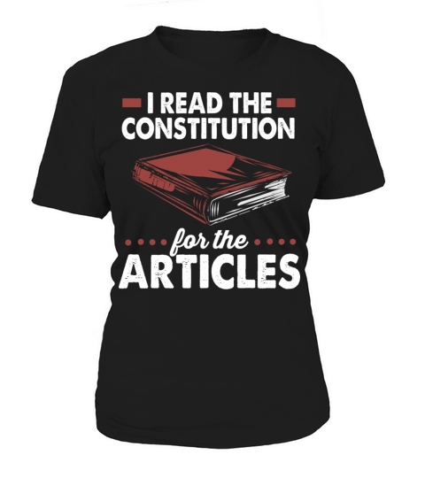 Retro Vintage History I Read The Constitution Women's T-Shirt