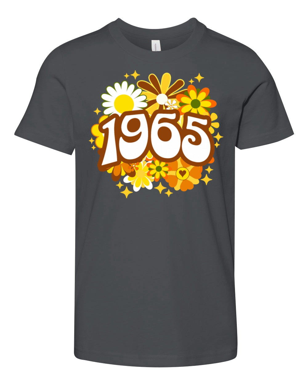60 Years Vintage 1965 Retro 60th Birthday Woman Youth Unisex Jersey Tee
