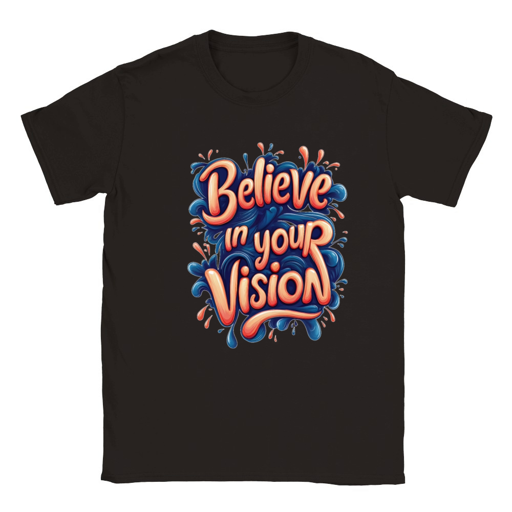 Believe in Your Vision Classic Kids Crewneck T-shirt