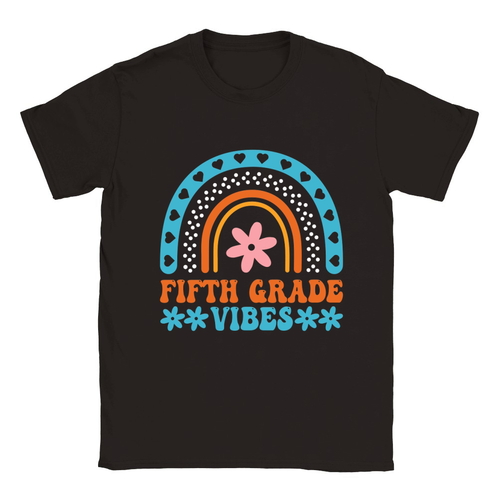 Fifth Grade Vibes Classic Kids Crewneck T-shirt
