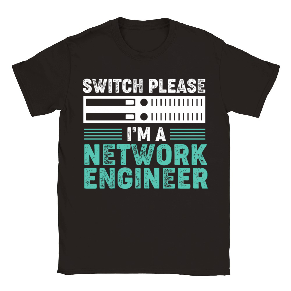 Switch Please Vintage Network Engineer Classic Kids Crewneck T-shirt