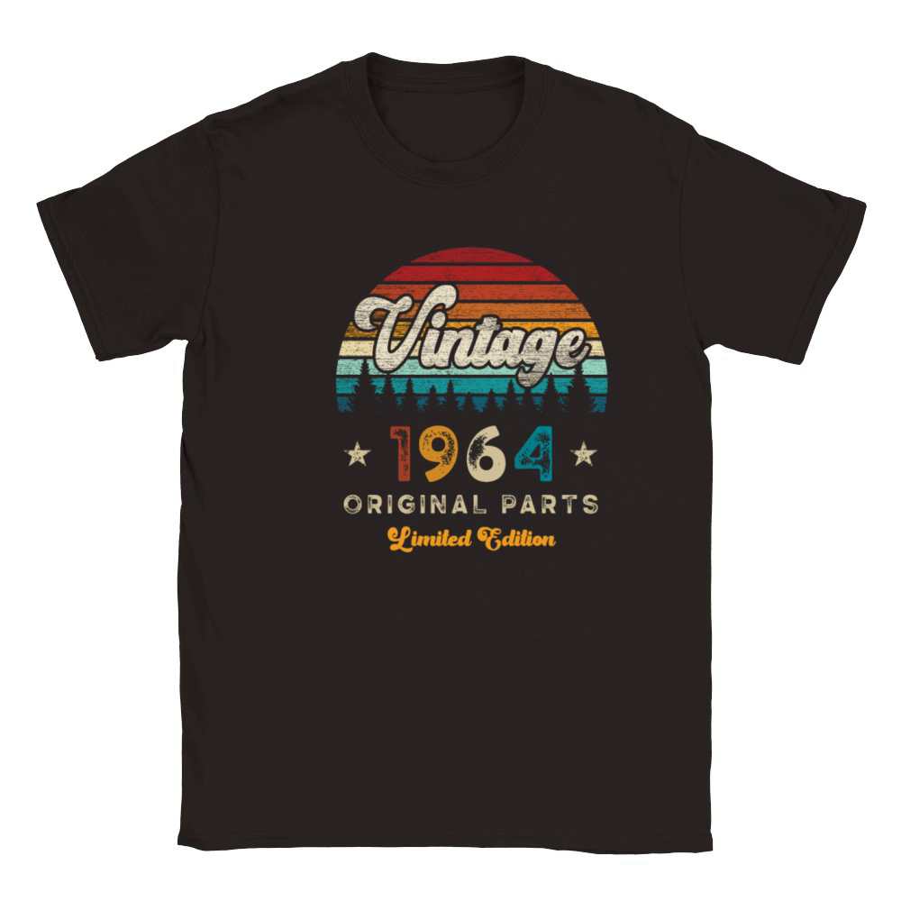 Vintage 1964 Birthday Retro Classic Kids Crewneck T-shirt