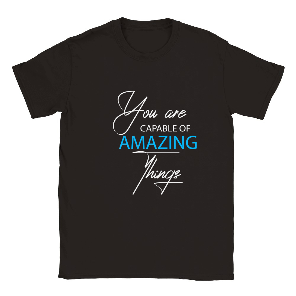 You are capable of amazing Things Classic Kids Crewneck T-shirt