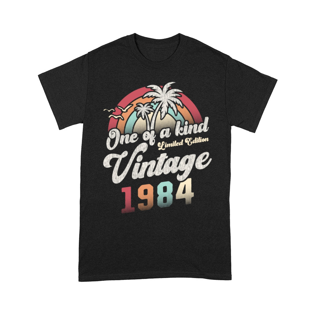 Vintage 1984 Birthday Palm Trees Comfort T-shirt