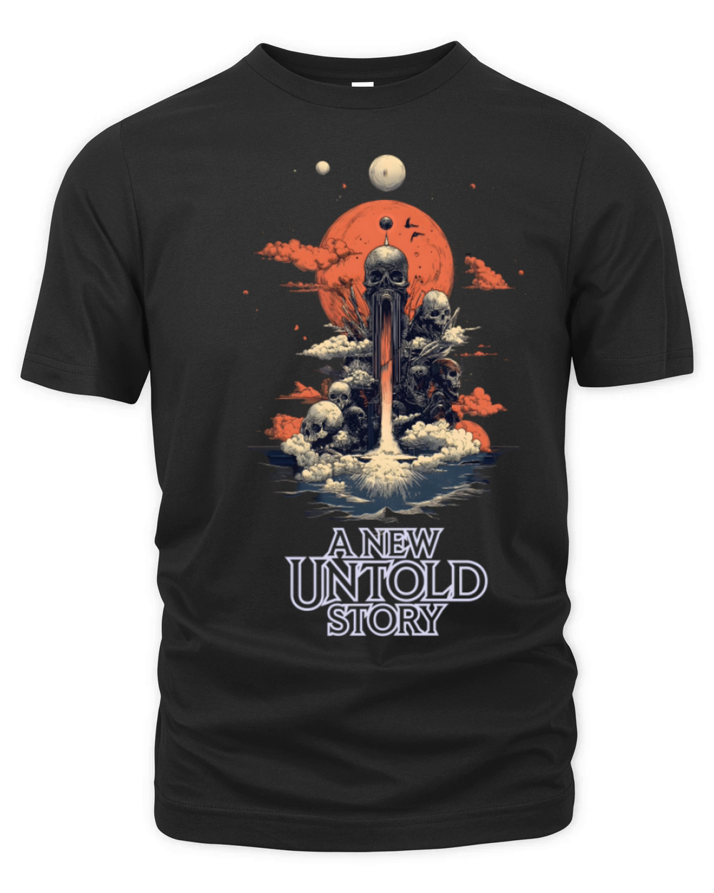 A New Untold Story Dark Fantasy Shirt Design Organic Unisex T-shirt