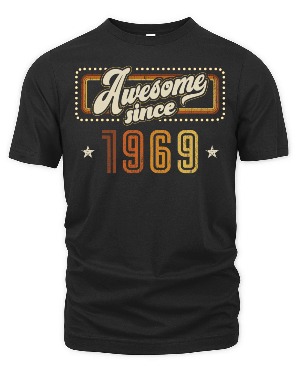 Awesome since 1969 Birthday Organic Unisex T-shirt