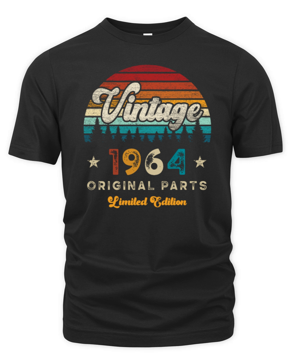Vintage 1964 Birthday Retro Organic Unisex T-shirt