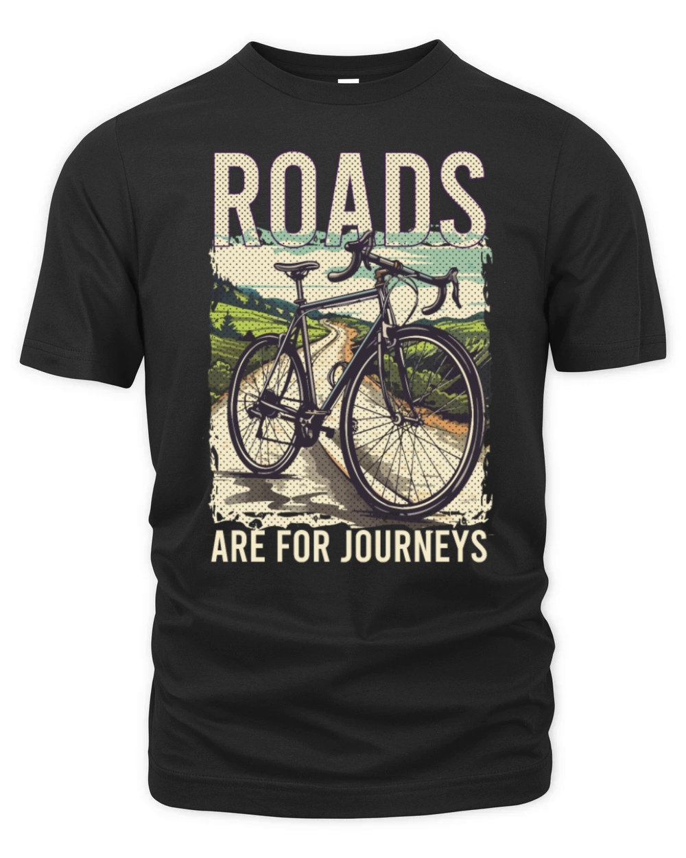 Vintage Commuter Cyclist City Biking Urban Cycling Organic Unisex T-shirt