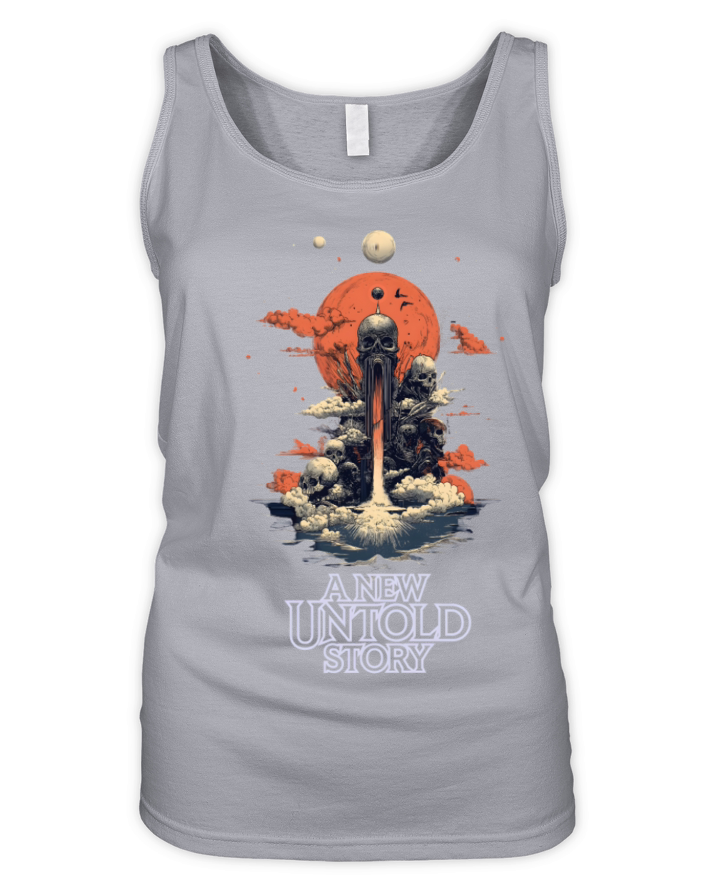 A New Untold Story Dark Fantasy Shirt Design Organic Women's Tank Top
