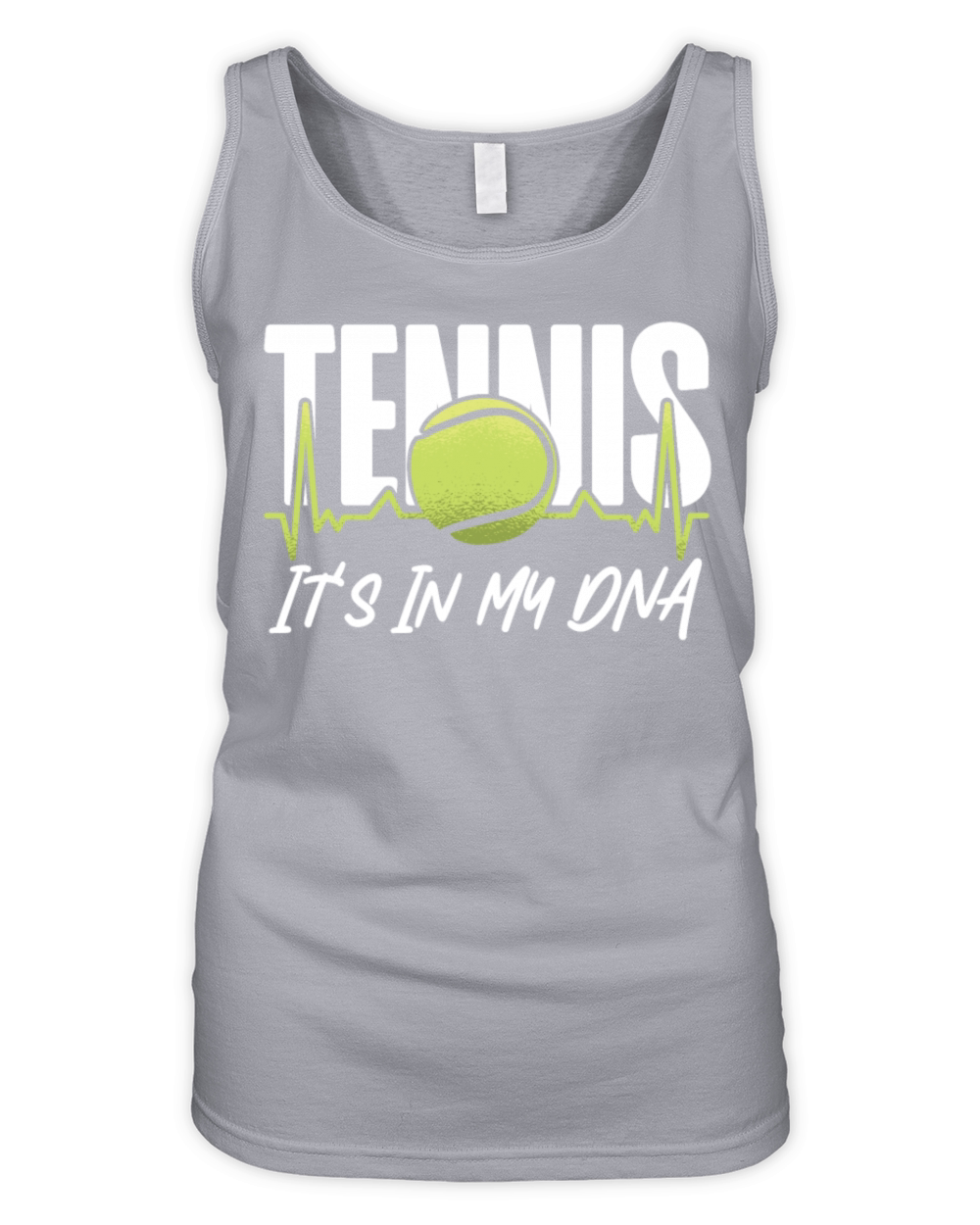 Funny Tennis Player Racket Tennis Organic Women's Tank Top