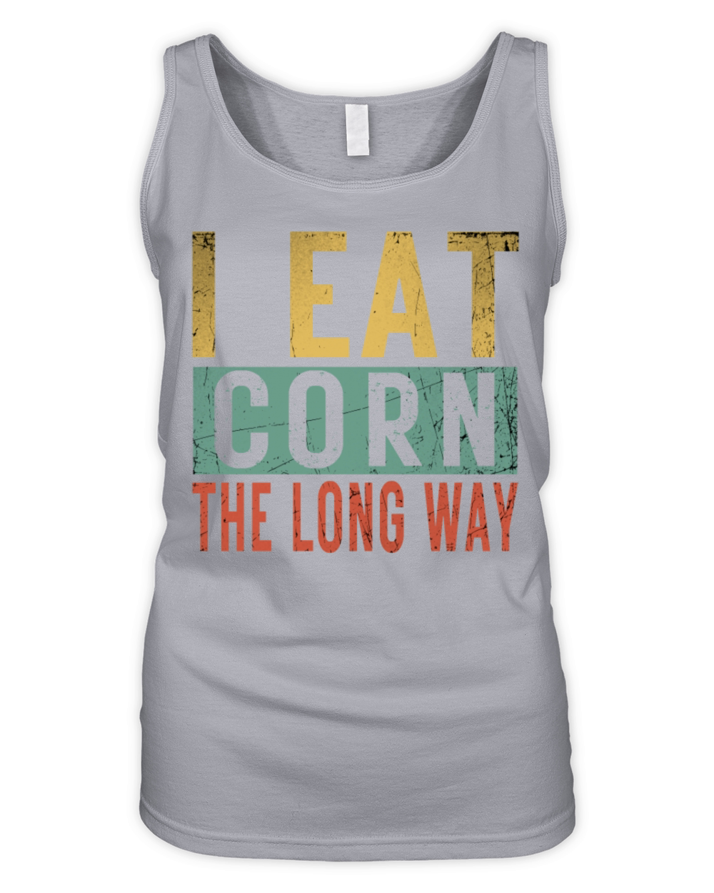 I Eat Corn The Long Way Airport Inappropriate Emba Organic Women's Tank Top