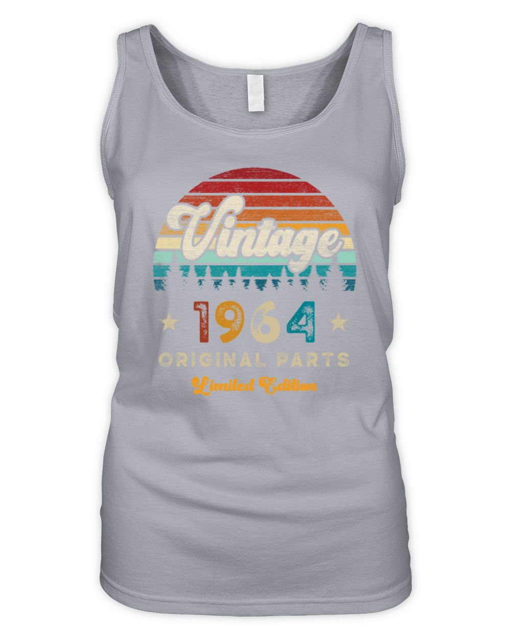Vintage 1964 Birthday Retro Organic Women's Tank Top