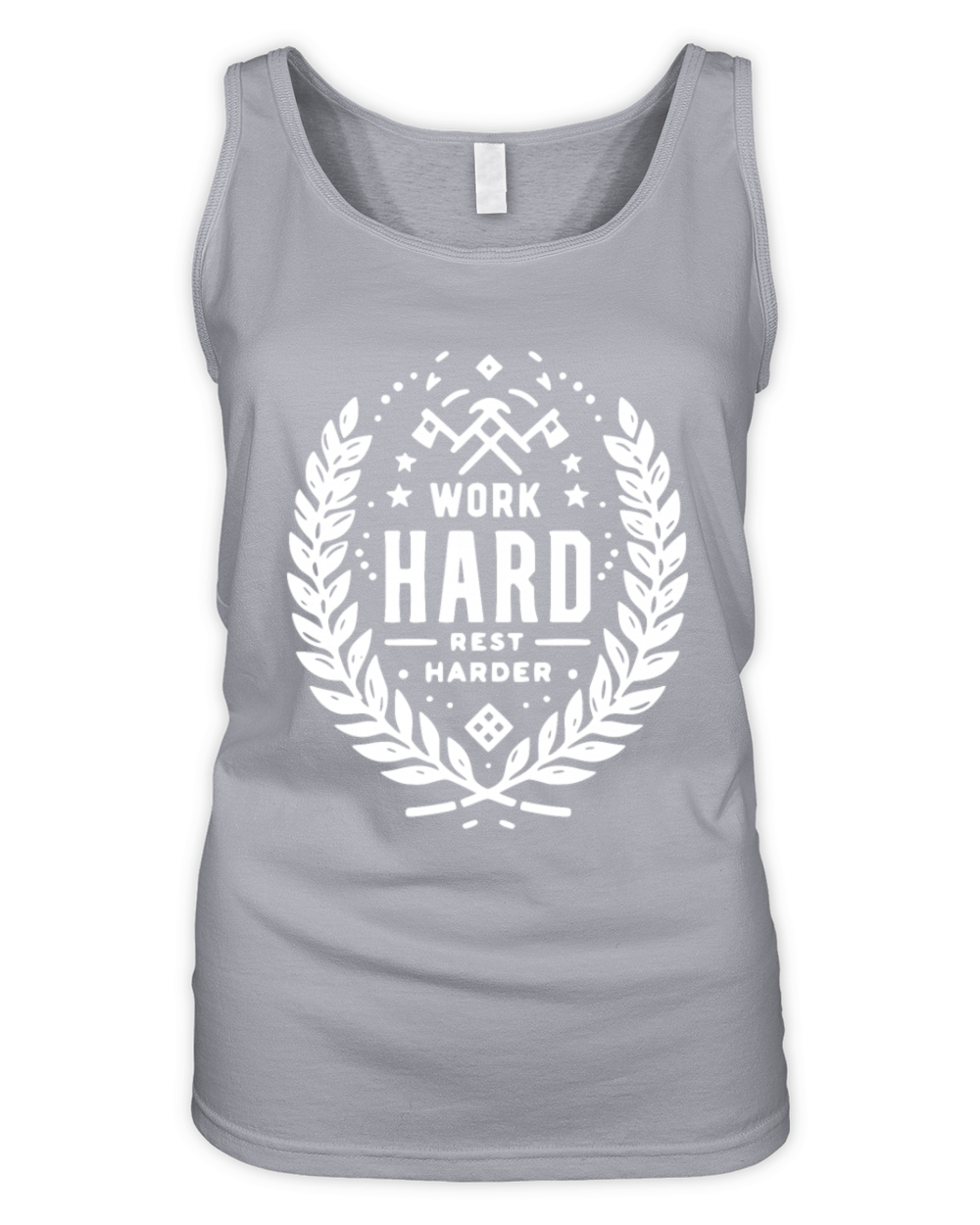 Work Hard Rest Harder Organic Women's Tank Top