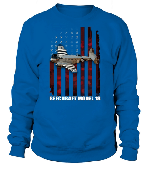 Beechcraft Model 18 twin beech aircraft Sweatshirt Unisex